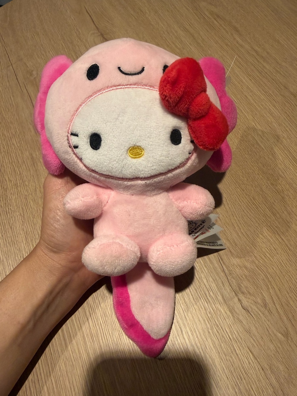 NWT HELLO KITTY AXOLOTL PLUSH